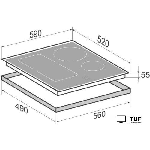 Варочная панель Zigmund & Shtain CI 34.6 I