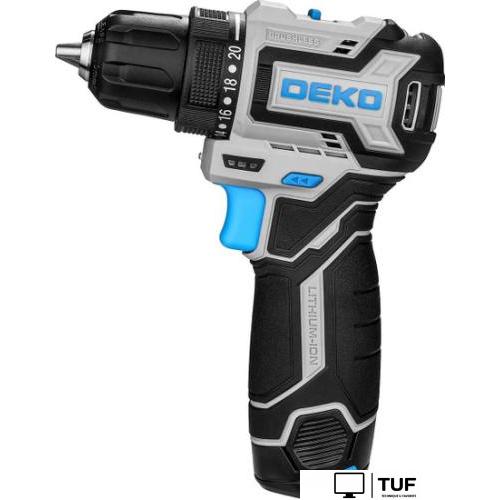 Дрель-шуруповерт Deko Loner 12V Pro 085-1011 (с 2-мя АКБ, кейс)