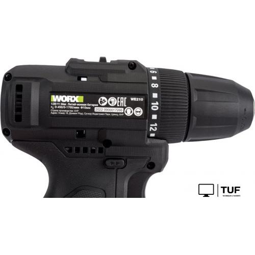 Дрель-шуруповерт Worx Professional WE210.2 (с 2-мя АКБ)