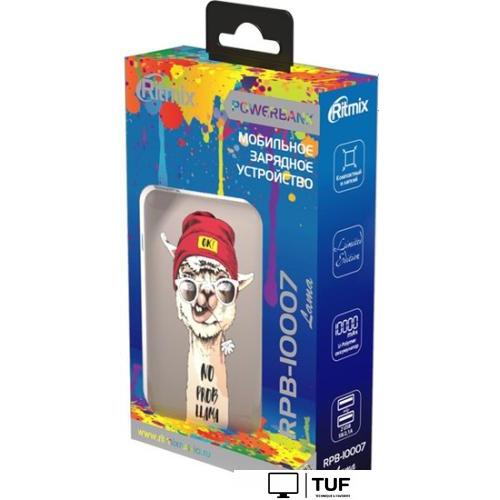 Внешний аккумулятор Ritmix RPB-10007 (лама)