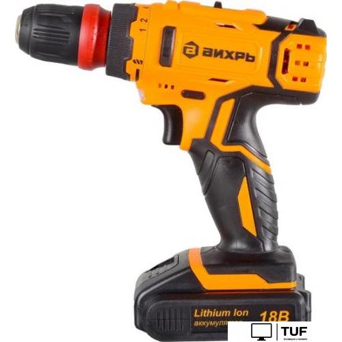 Дрель-шуруповерт Вихрь ДА-18Л-2КC (с 2-мя АКБ, кейс)