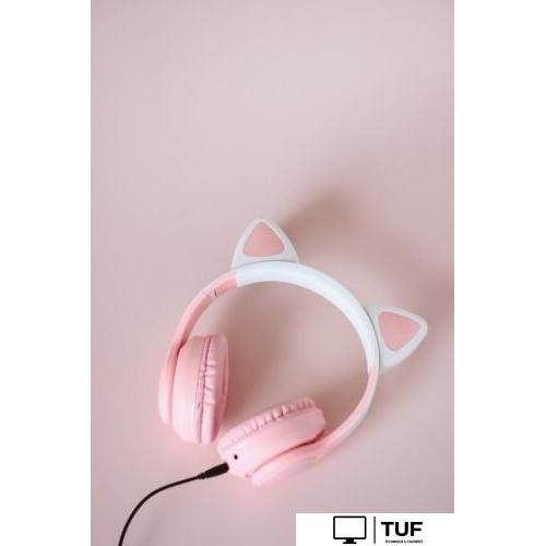 Наушники Miru Cat EP-W10 (розовый)