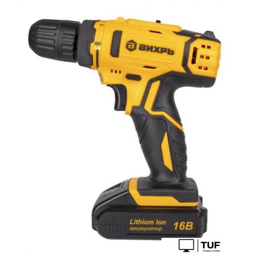 Дрель-шуруповерт Вихрь ДА-16Л-2К (с 2-мя АКБ, кейс)