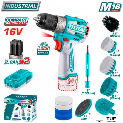 Дрель-шуруповерт Total TOSLI240786 (с 2-мя АКБ)