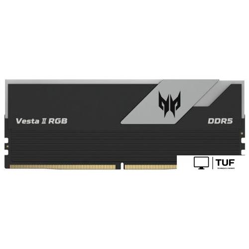 Оперативная память Acer Predator Vesta II RGB 2x32ГБ DDR5 6000 МГц BL.9BWWR.381