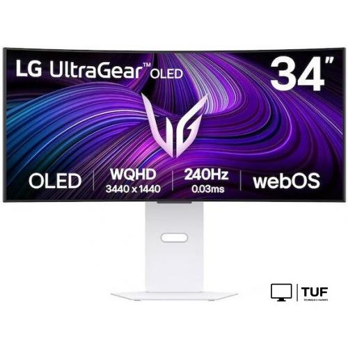 Smart монитор LG UltraGear OLED 34GX90SA-W
