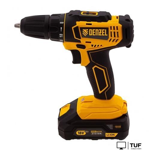 Дрель-шуруповерт Denzel CDL-18-02BM (с 2-мя АКБ, кейс)