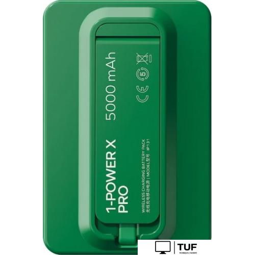 Внешний аккумулятор Momax 1-Power X Pro Magnetic Built-In USB-C IP131 5000mAh (зеленый)