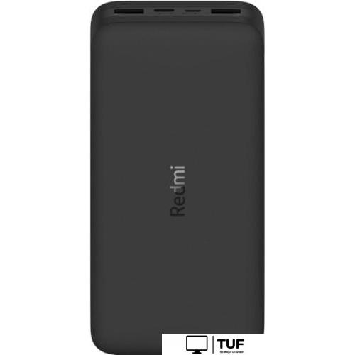 Внешний аккумулятор Xiaomi Redmi Power Bank 20000mAh (черный, международная версия)