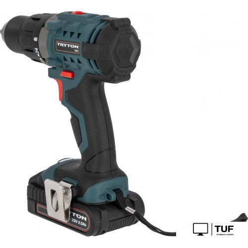 Дрель-шуруповерт Tryton TCV20L2 (с 2-мя АКБ, кейс)