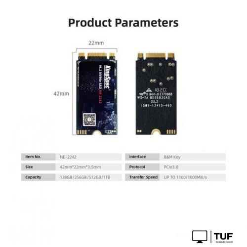 SSD KingSpec NE-512-2242 512GB