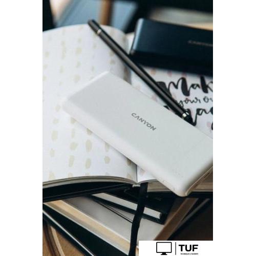 Внешний аккумулятор Canyon PB-109 10000mAh (белый)