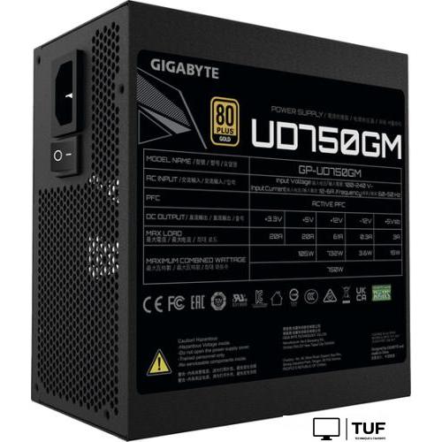 Блок питания Gigabyte UD750GM