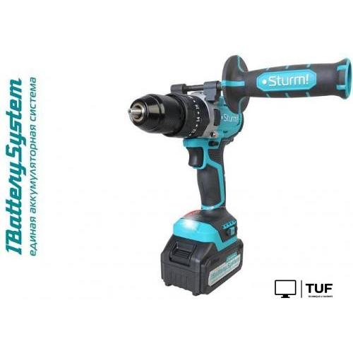 Ударная дрель-шуруповерт Sturm CD2080I (с 2-мя АКБ, кейс)
