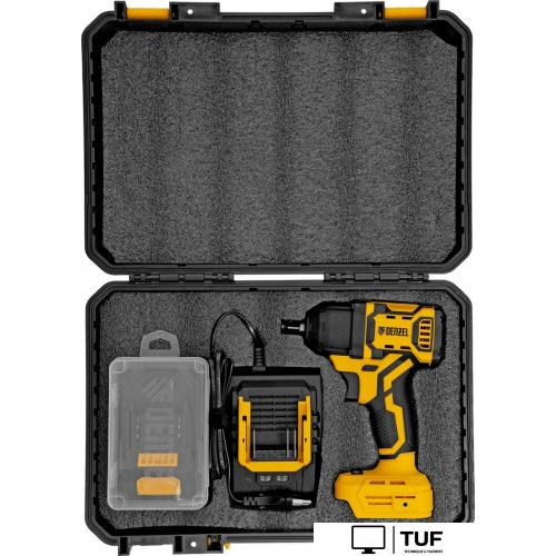 Гайковерт Denzel CIWH-BL-20-500 (с 1-им АКБ, кейс)