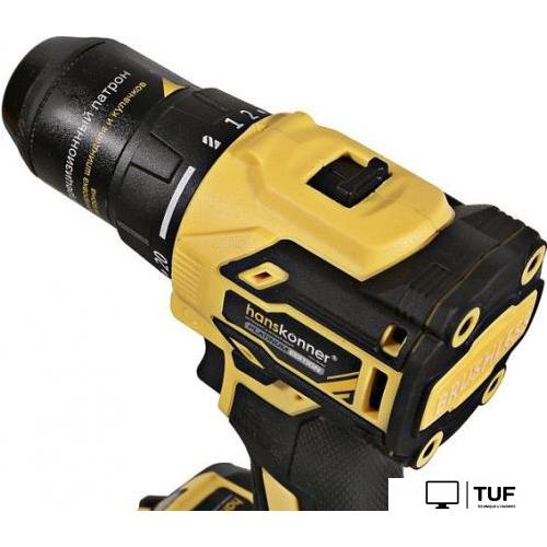 Дрель-шуруповерт Hanskonner HCD2065C (с 2-мя АКБ, кейс)