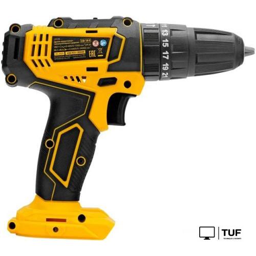 Ударная дрель-шуруповерт Denzel CID-18-0 26136 (без АКБ)