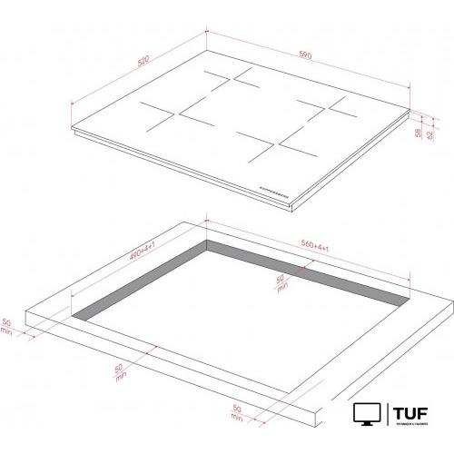 Варочная панель KUPPERSBERG ICI 625