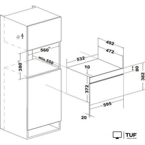 Микроволновая печь Weissgauff BMWO-341 DB