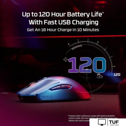 Игровая мышь HyperX Pulsefire Haste 2 S Wireless (серебристый)