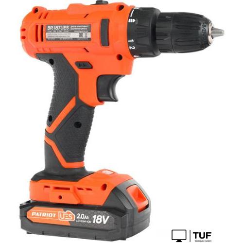 Дрель-шуруповерт Patriot BR 187UES (с 2-мя АКБ, кейс)