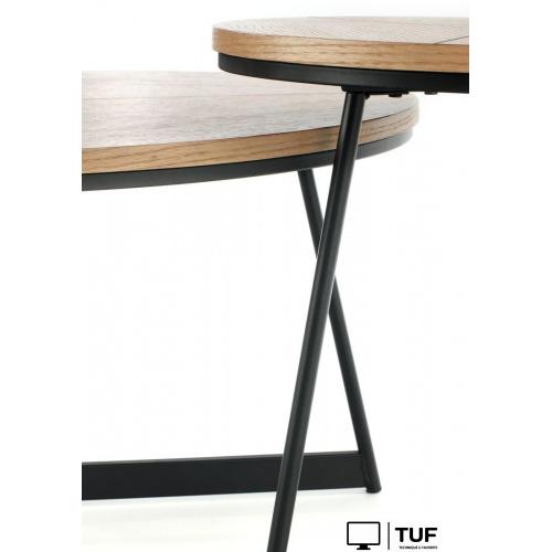 Журнальный столик Halmar Karida 80x41 (натуральный/черный)