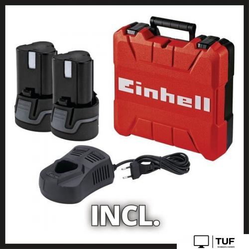 Дрель-шуруповерт Einhell TE-CD 12 Li 4513619 (с 2-мя АКБ, кейс)