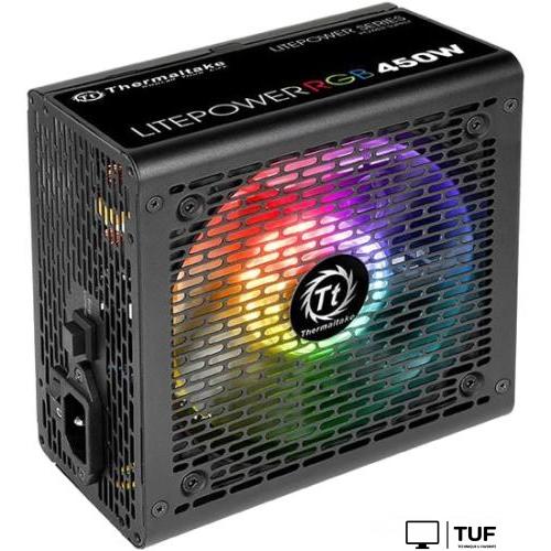 Блок питания Thermaltake Litepower RGB 450W LTP-450AL2NK