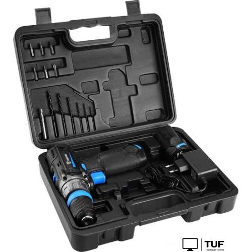 Дрель-шуруповерт Deko DKCD12V PRO 083-1004 (с 2-мя АКБ 1.5Ач, кейс)