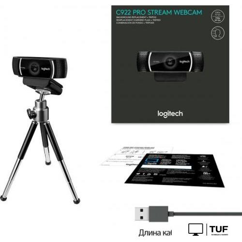 Веб-камера для стриминга Logitech C922 Pro Stream