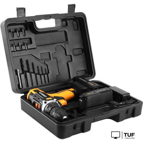 Дрель-шуруповерт Deko Banger 20V ONE+ 083-1110 (с 2-мя АКБ, кейс)