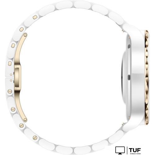 Умные часы Huawei Watch GT 3 Pro Ceramic 43 мм (белый/керамика)