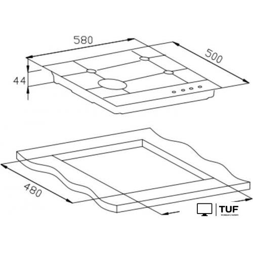 Варочная панель Weissgauff HGG 641 WGH