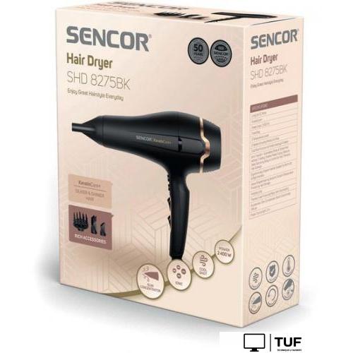 Фен Sencor SHD 8275BK