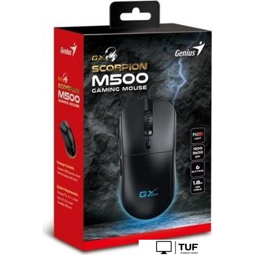 Игровая мышь Genius Scorpion M500 (черный)