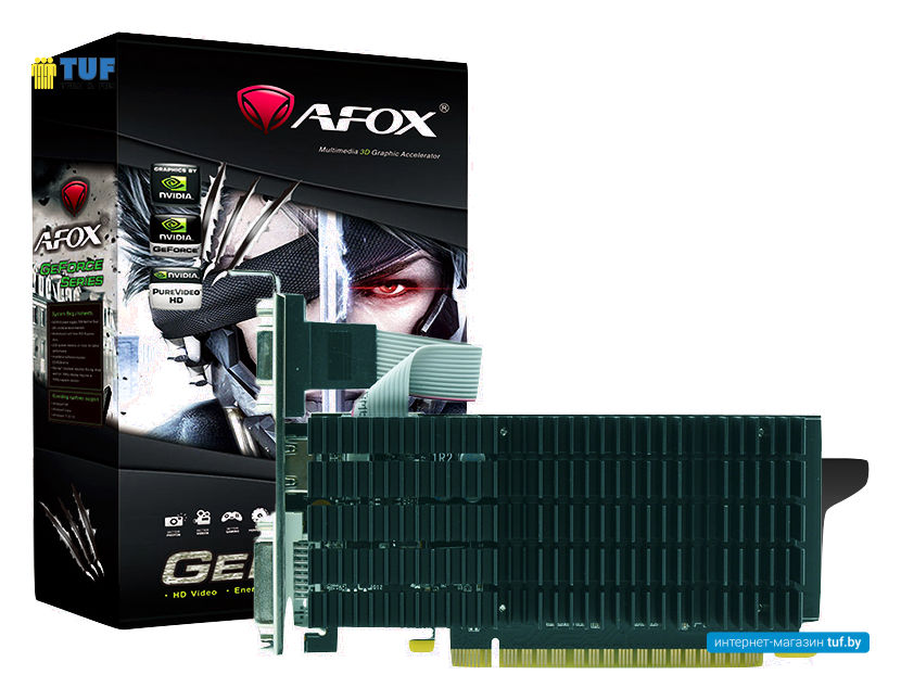 Видеокарта AFOX GeForce GT710 2GB DDR3 AF710-2048D3L3