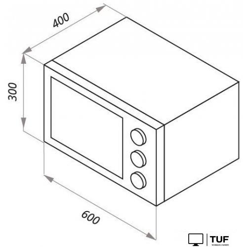 Мини-печь MAUNFELD CEMOA.456.RIB