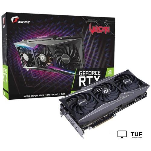 Видеокарта Colorful iGame GeForce RTX 3080 Vulcan OC 10G LHR-V