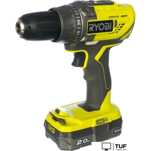 Дрель-шуруповерт Ryobi R18DD3-220S 5133003348 (с 2-мя АКБ 2 Ah, сумка)