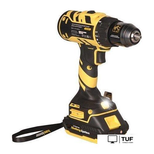 Дрель-шуруповерт Hanskonner HCD1865 (с 2-мя АКБ, кейс)