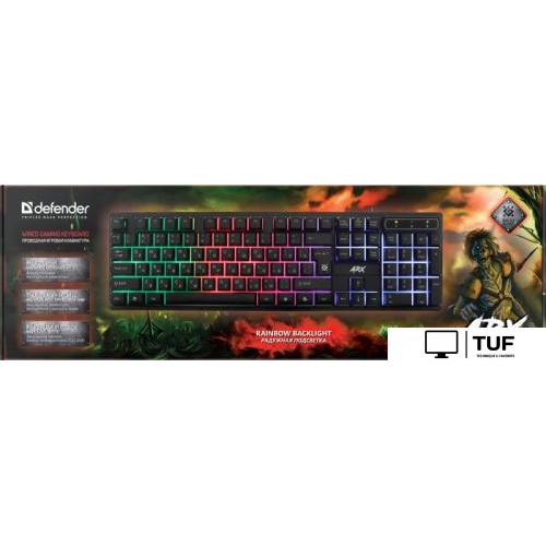 Клавиатура Defender Arx GK-196L RU