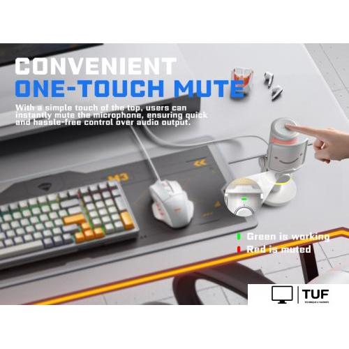 Проводной микрофон FIFINE AM6 (белый)