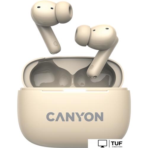 Наушники Canyon OnGo 10 ANC TWS-10 (бежевый)