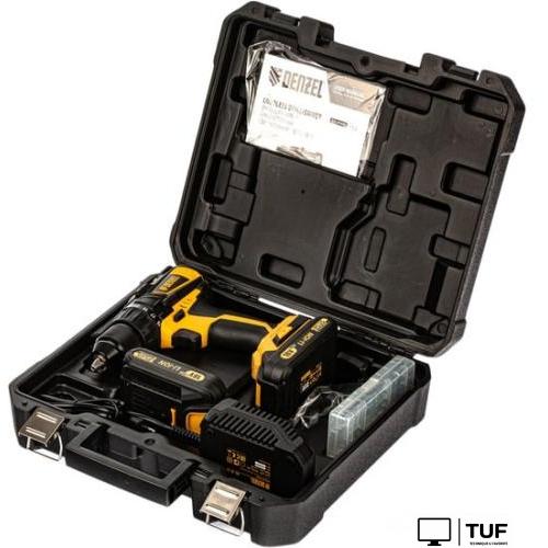 Дрель-шуруповерт Denzel BLDL-IB-IB-18-02 (с 2-мя АКБ, кейс)