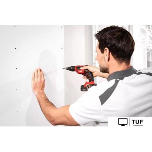 Шуруповерт для гипсокартона FLEX DW 45 18.0-EC M/2.5 Set 466824 (с 2-мя АКБ 2.5 Ач, кейс, насадка автоподачи)