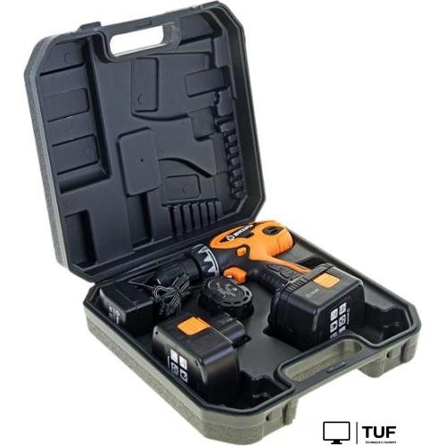 Дрель-шуруповерт Вихрь ДА-14Л-2K (с 2-мя АКБ, кейс)