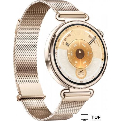 Умные часы Huawei Watch GT 6 41 мм (золотистый, с золотистым миланским браслетом, международная версия)