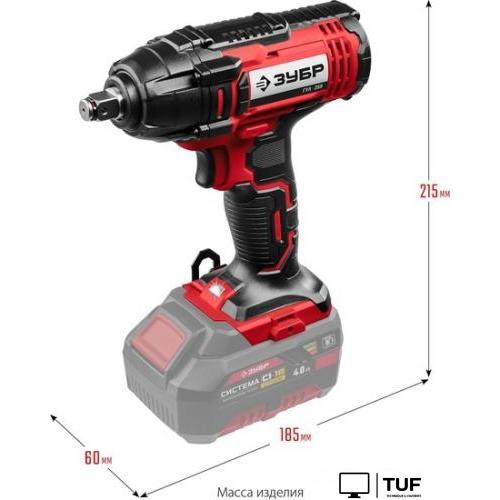 Гайковерт Зубр Мастер ГУЛ-255 (с 1-м АКБ, кейс)