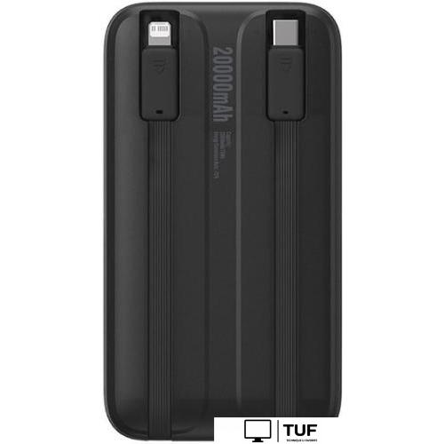 Внешний аккумулятор Baseus Comet Series Dual-Cable Digital Display Fast Charge Power Bank 22.5W 20000mAh (черный)