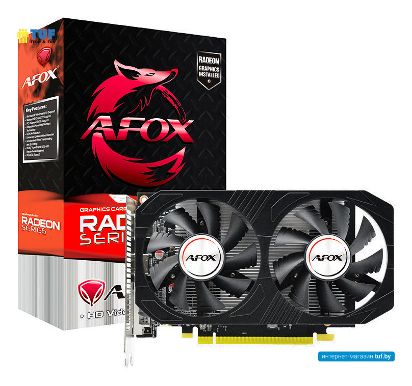 Видеокарта AFOX Radeon RX 550 4GB GDDR5 AFRX550-4096D5H4-V6